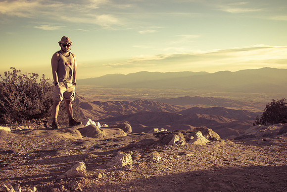 Catching the Sunset at Keys View, Joshua Tree National Park