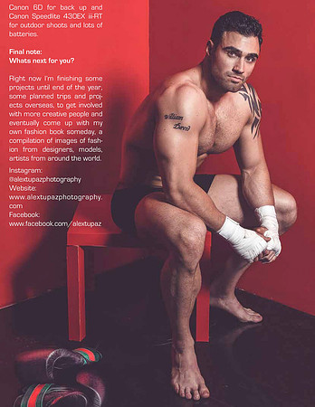 Owen Saxon for Gavin Homme Fashion Issue No 6