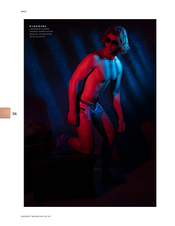 Elegant Magazine Vol 55 No 1 Men Issue featuring Jake Jensen