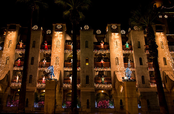 Festival of Lights at Mission Inn, Downtown Riverside CA